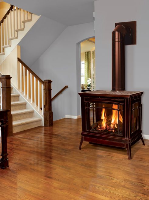 Enviro gas stoves at Malm Fireplace Center in Santa Rosa.